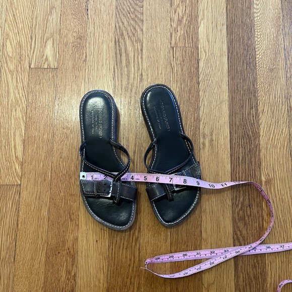 Donald J Plainer Goia Sandals Sz 8.5 Made In Italy - Picture 13 of 16